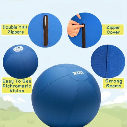 XIXI Inflatable Herding Ball for Dogs - Interactive Push & Chase Outdoor Toy - Durable Exercise Ball for High Energy Breeds&Summervibes