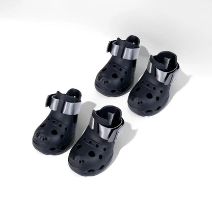 Perforated Multi-Size Dog Sandals, Breathable Soft-Sole Pet Paw Protectors for Spring & Summer, Outdoor Shoes for Walks and Playtime,Summervibes
