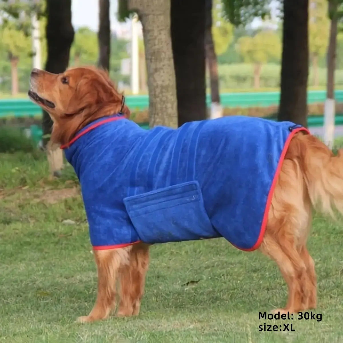 Pet Bath Robe, Quick Drying Pet Grooming Cloak with Hook & Loop Fastener, Soft & Comfortable Pet Bath Towel, Dog & Cat Grooming Supplies, Valentine'S Day Gift
