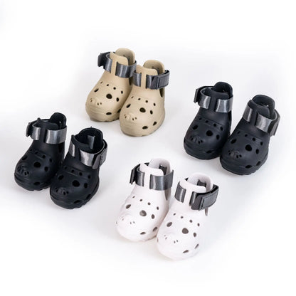 Perforated Multi-Size Dog Sandals, Breathable Soft-Sole Pet Paw Protectors for Spring & Summer, Outdoor Shoes for Walks and Playtime,Summervibes