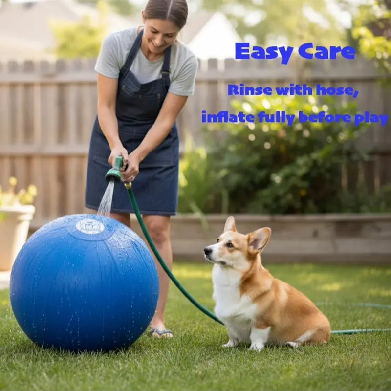 XIXI Inflatable Herding Ball for Dogs - Interactive Push & Chase Outdoor Toy - Durable Exercise Ball for High Energy Breeds&Summervibes