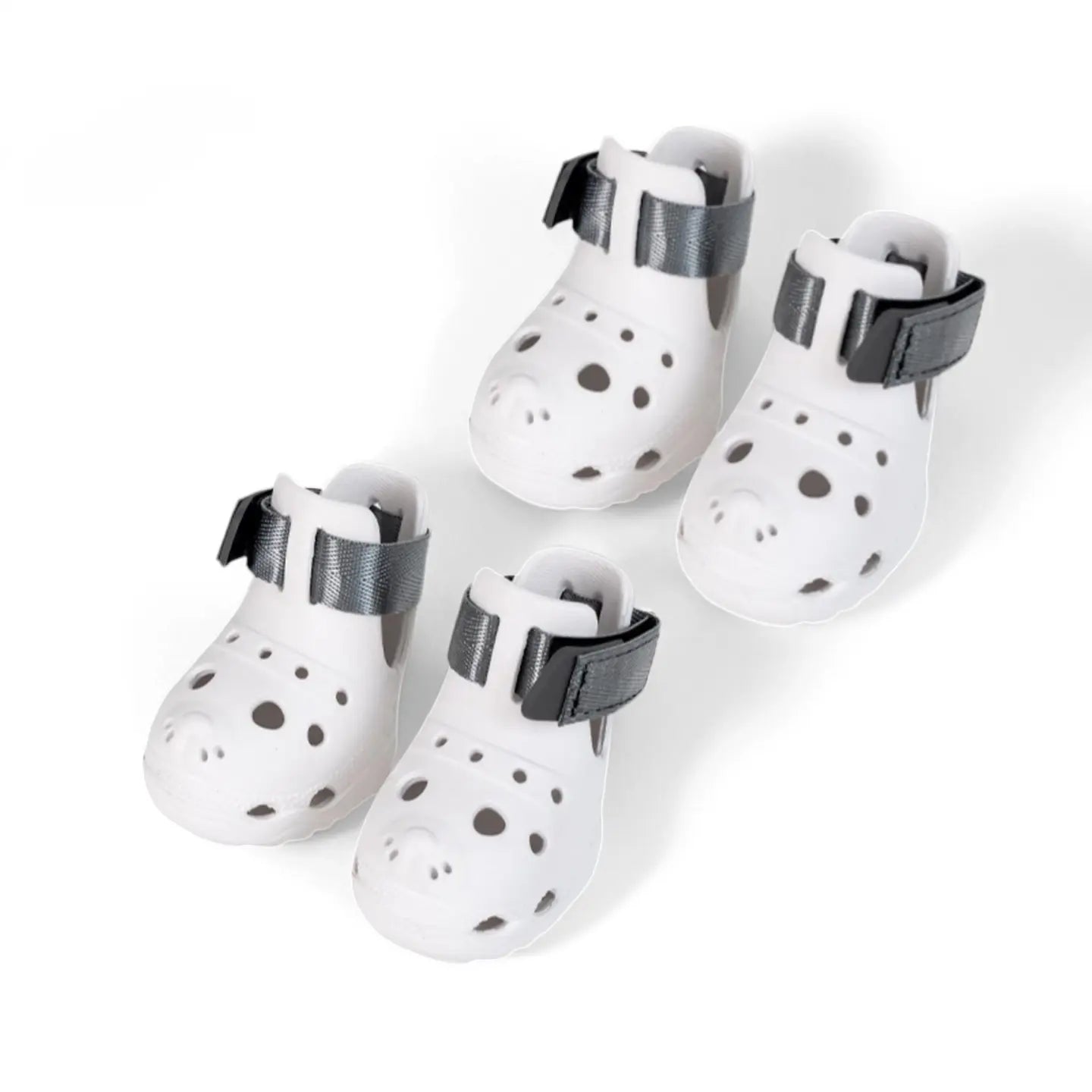 Perforated Multi-Size Dog Sandals, Breathable Soft-Sole Pet Paw Protectors for Spring & Summer, Outdoor Shoes for Walks and Playtime,Summervibes