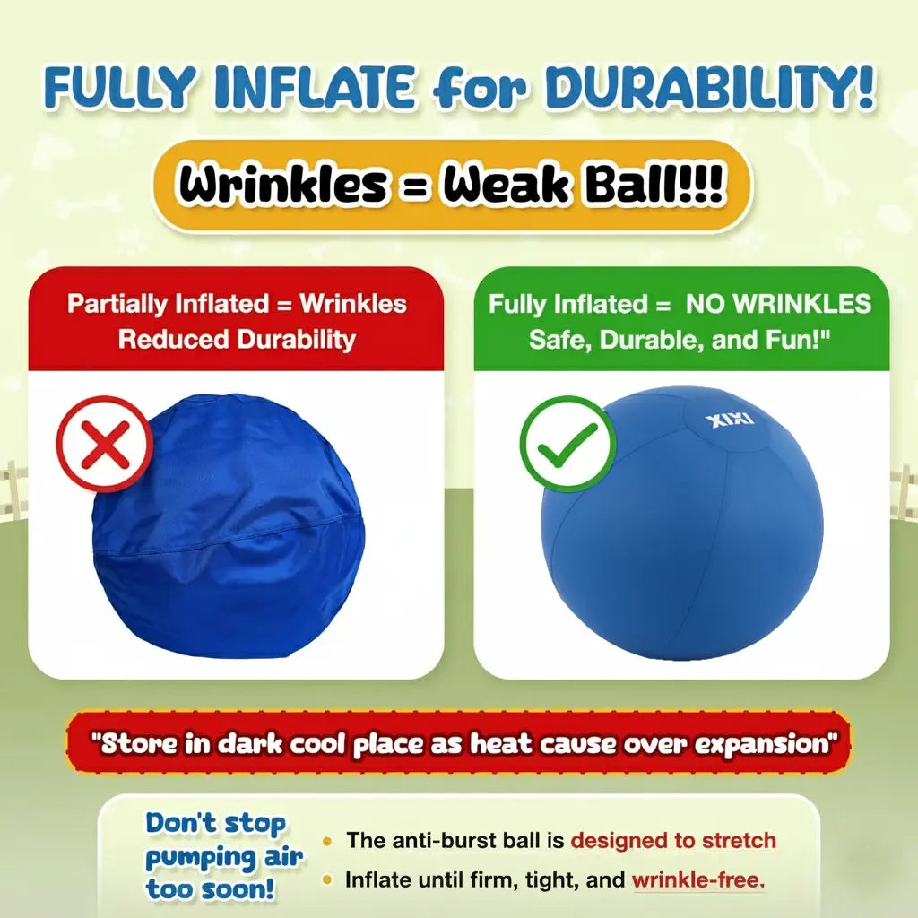 XIXI Inflatable Herding Ball for Dogs - Interactive Push & Chase Outdoor Toy - Durable Exercise Ball for High Energy Breeds&Summervibes